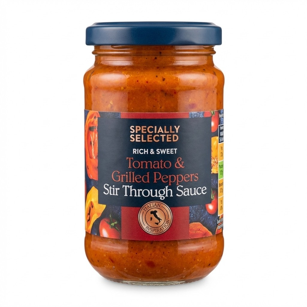Specially Selected Tomato & Grilled Peppers Stir Through Sauce 190g
