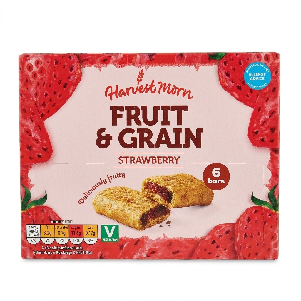 Harvest Morn Fruit & Grain Strawberry 222g