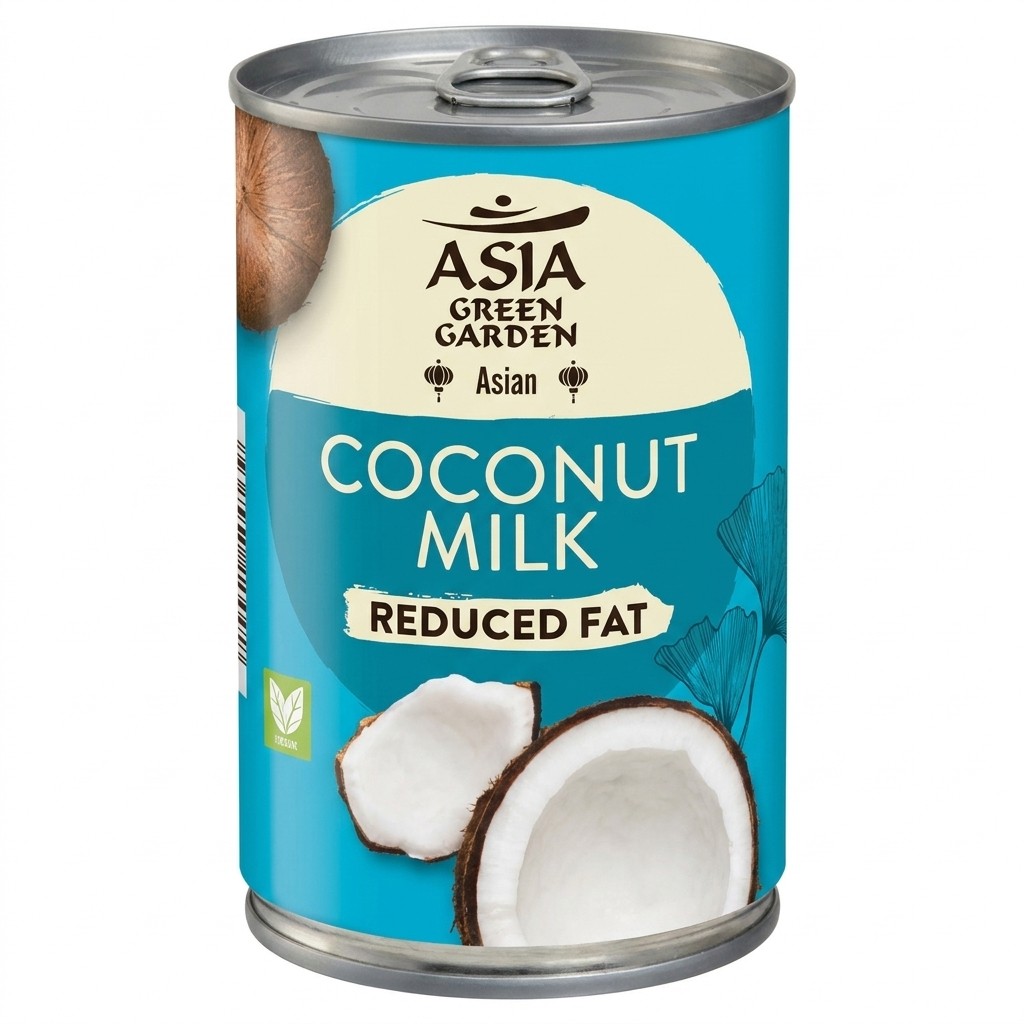 Asia Green Garden Coconut Milk Reduced Fat 400ml