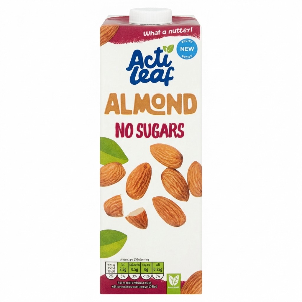 Acti Leaf Almond No Sugars 1l