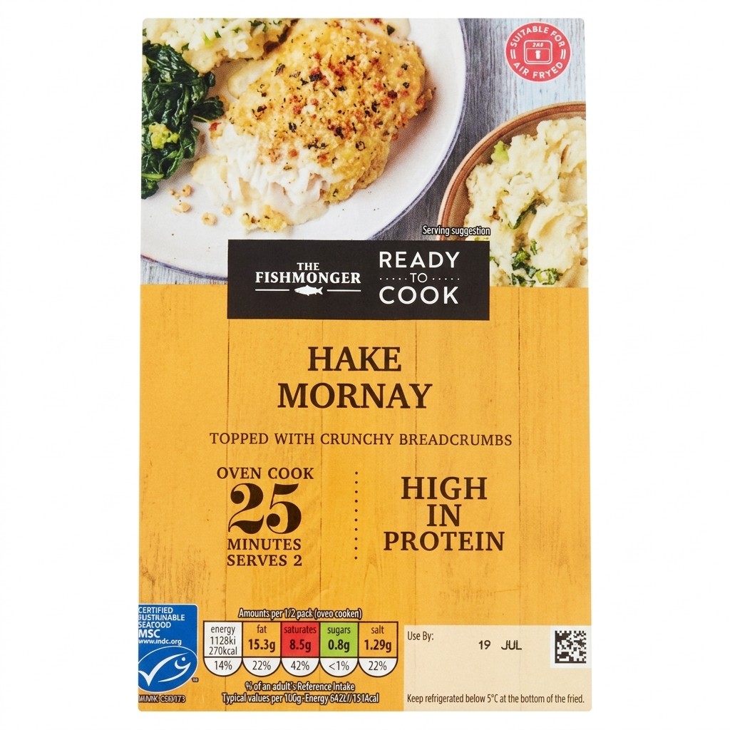 The Fishmonger Hake Mornay 380g