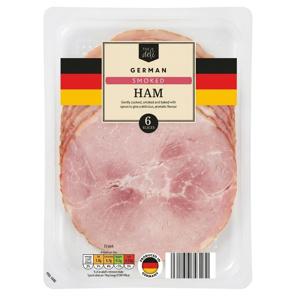 The Deli German Smoked Ham 120g