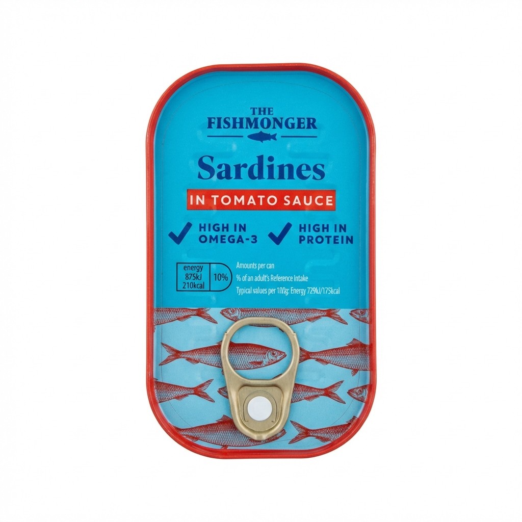 The Fishmonger Sardines in Tomato Sauce 120g