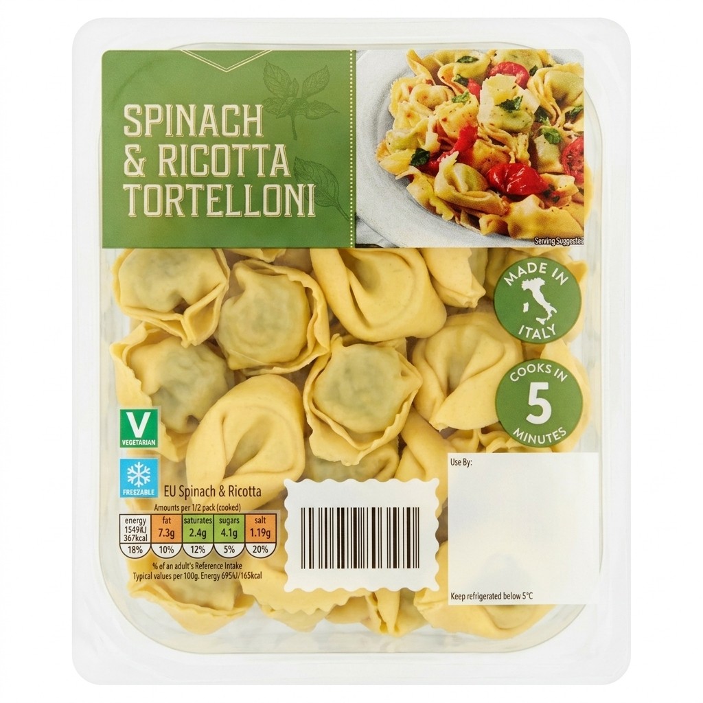 Cucina Spinach & Ricotta Tortelloni 300g