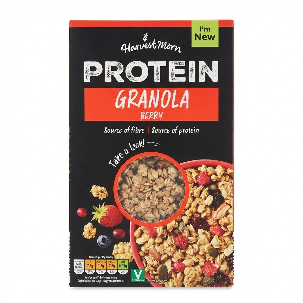 Harvest Morn Protein Granola Berry 400g
