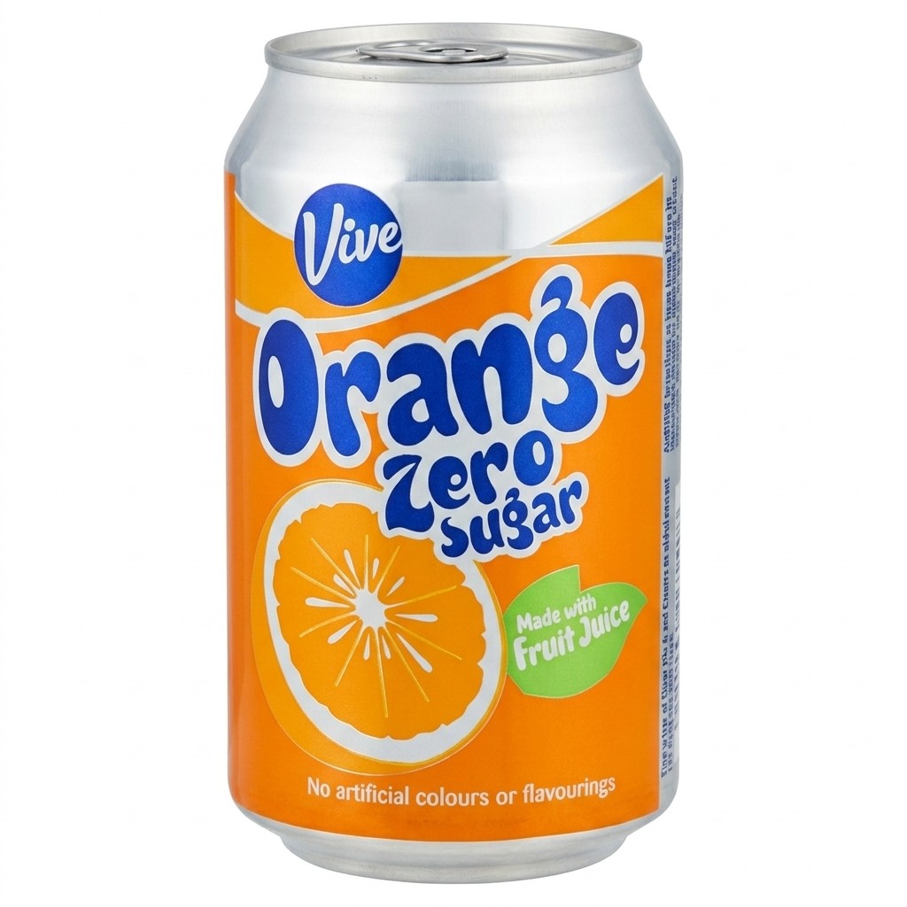 Vive Orange Zero Sugar 330ml