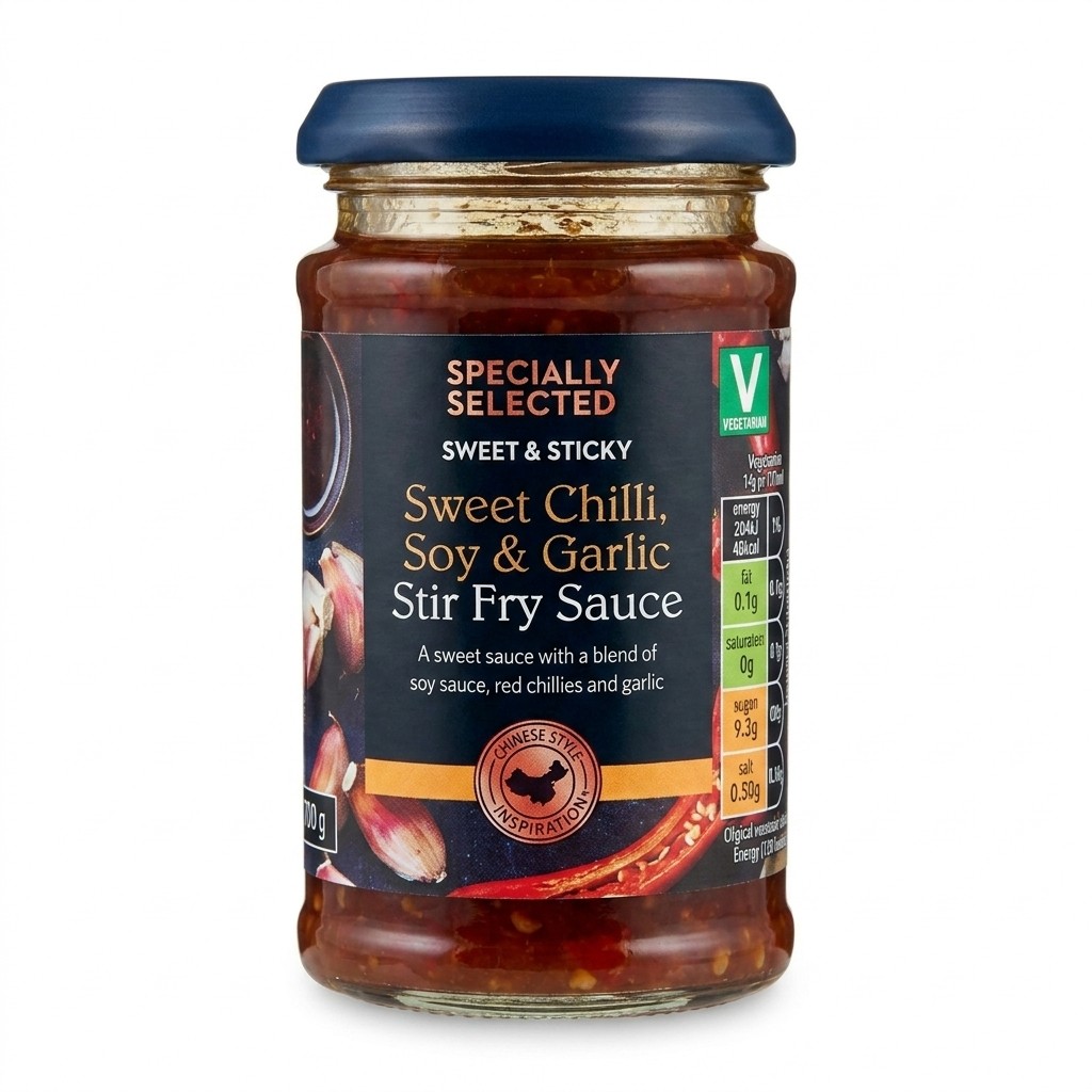 Specially Selected Sweet Chilli, Soy & Garlic Stir Fry Sauce 200g