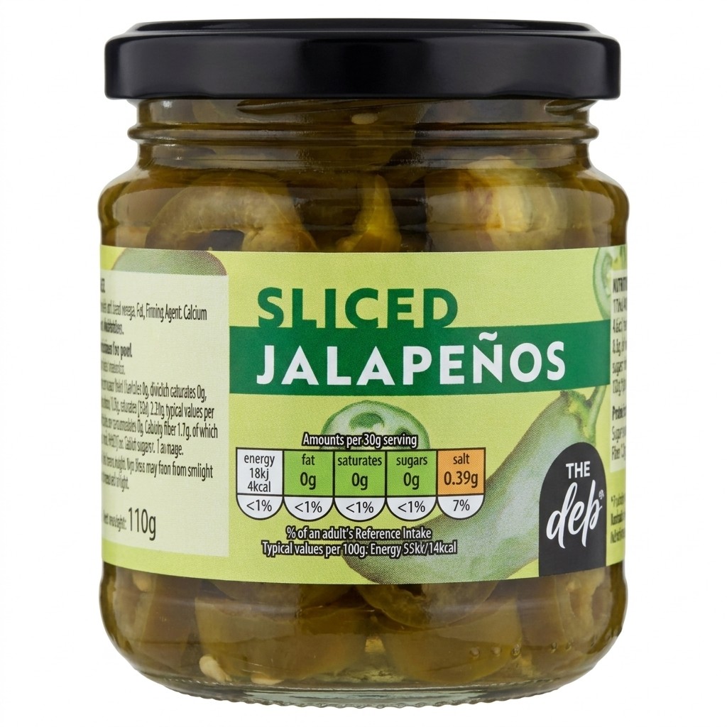The Deli Sliced Jalapeños 210g