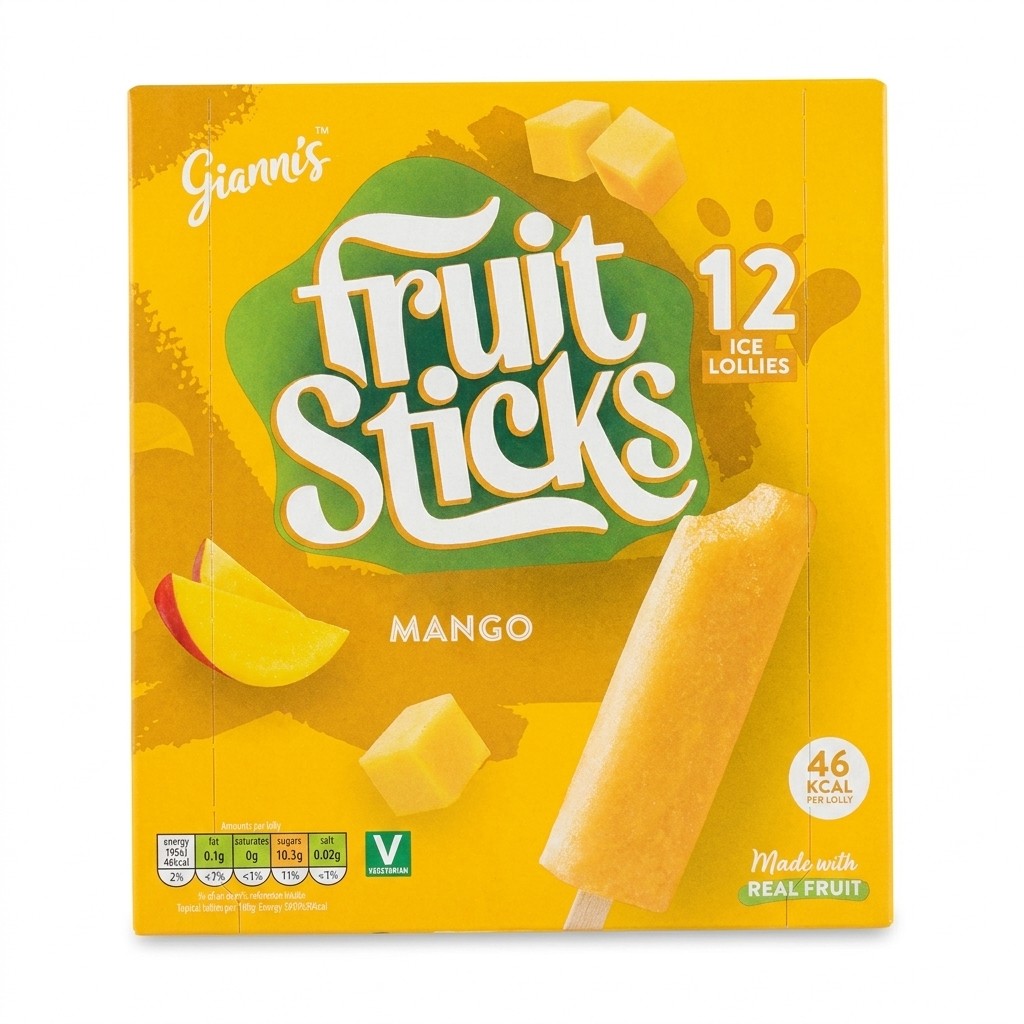 Gianni's Fruit Sticks Mango 600g