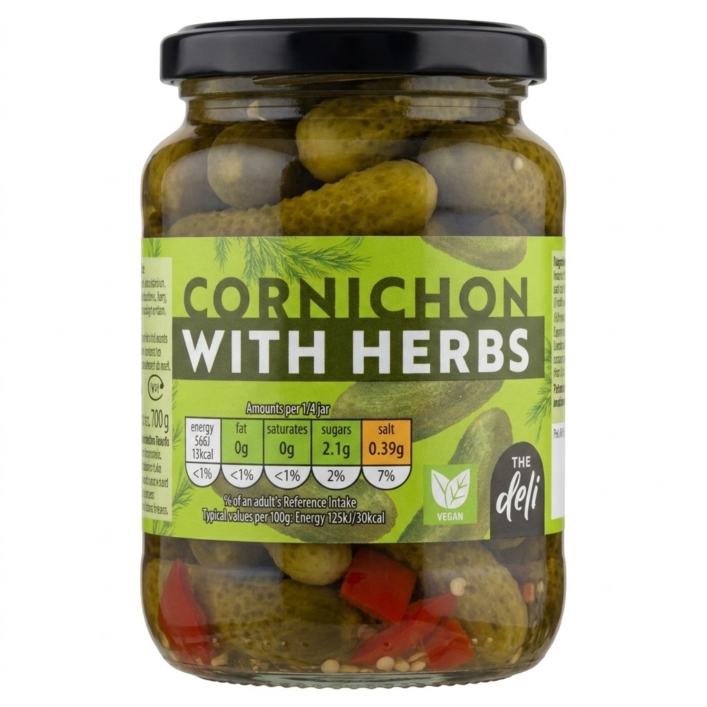 Aldi Cornichons with Herbs 350g