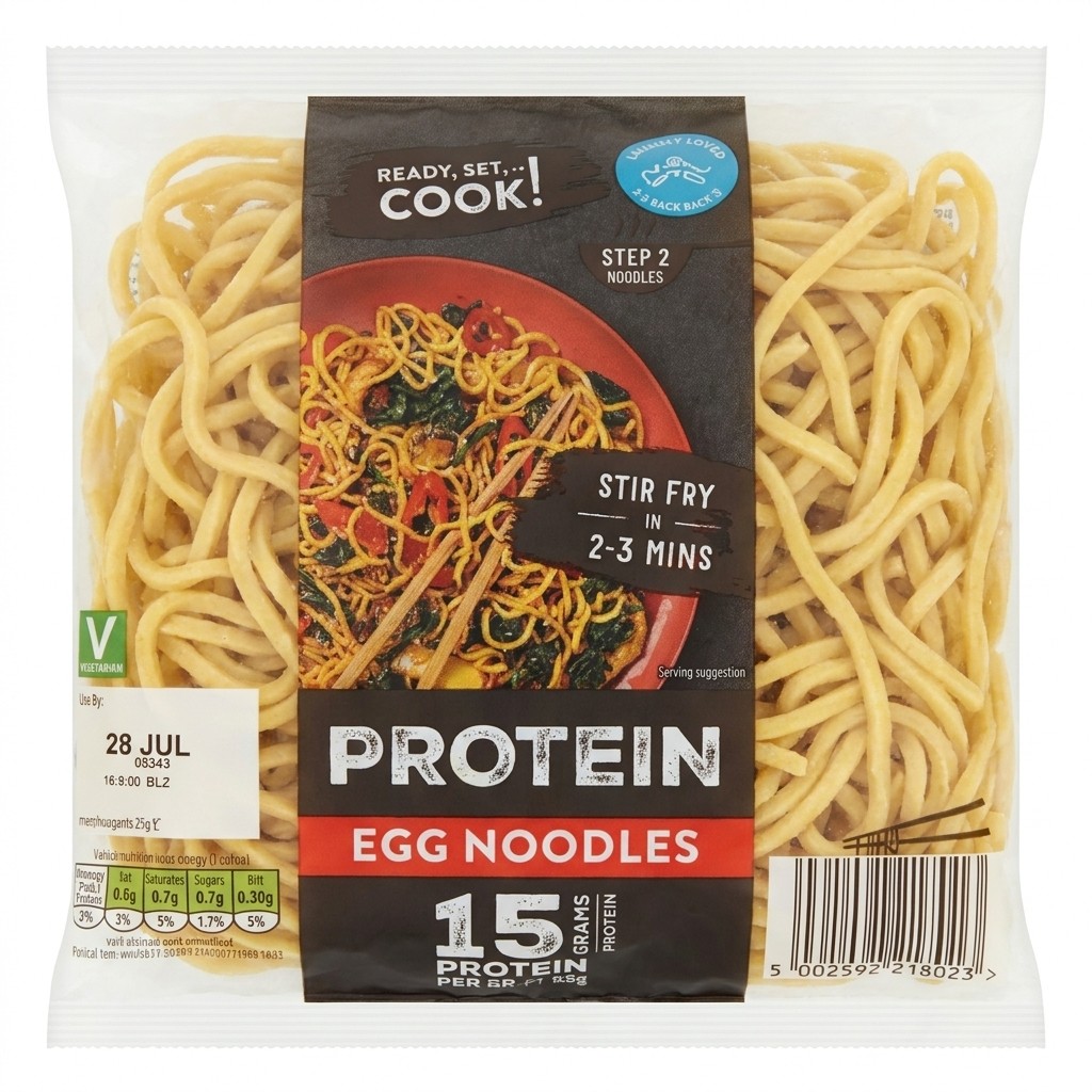 Aldi Protein Egg Noodles 300g