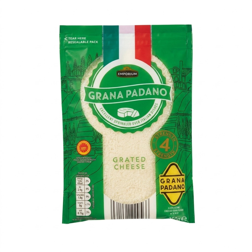 Emporium Grana Padano Grated Cheese 150g