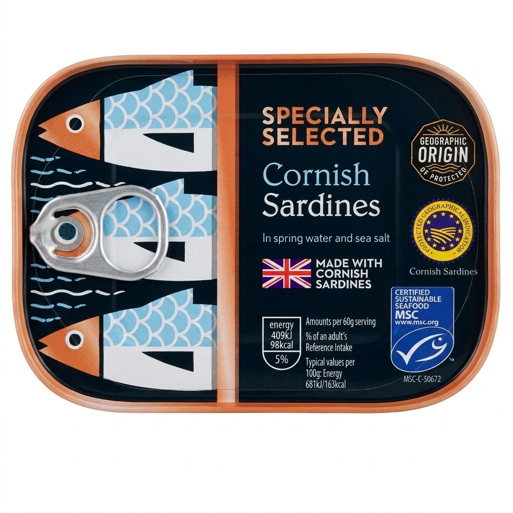 Specially Selected Cornish Sardines 100g