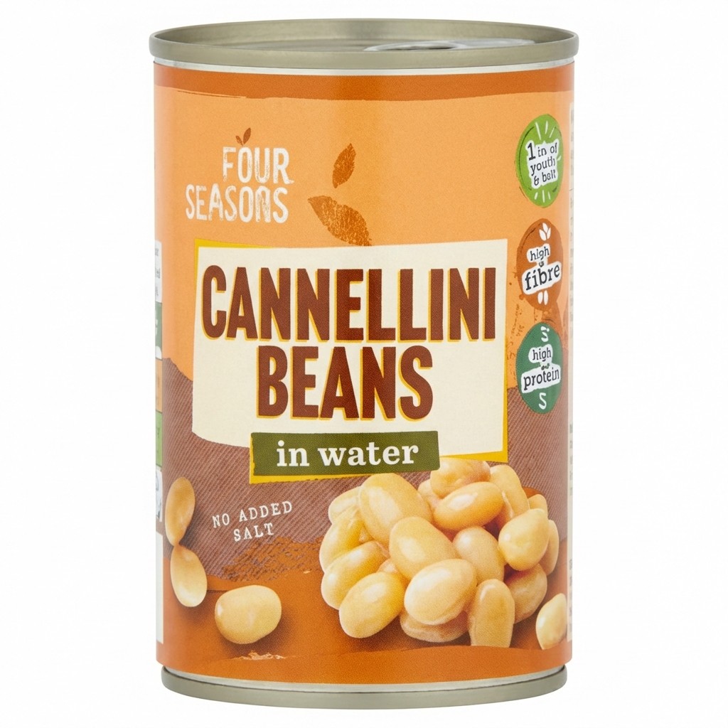 Four Seasons Cannellini Beans in Water 400g