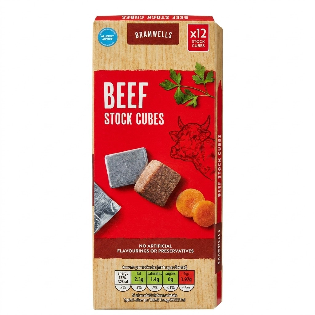 Bramwells Beef Stock Cubes 120g