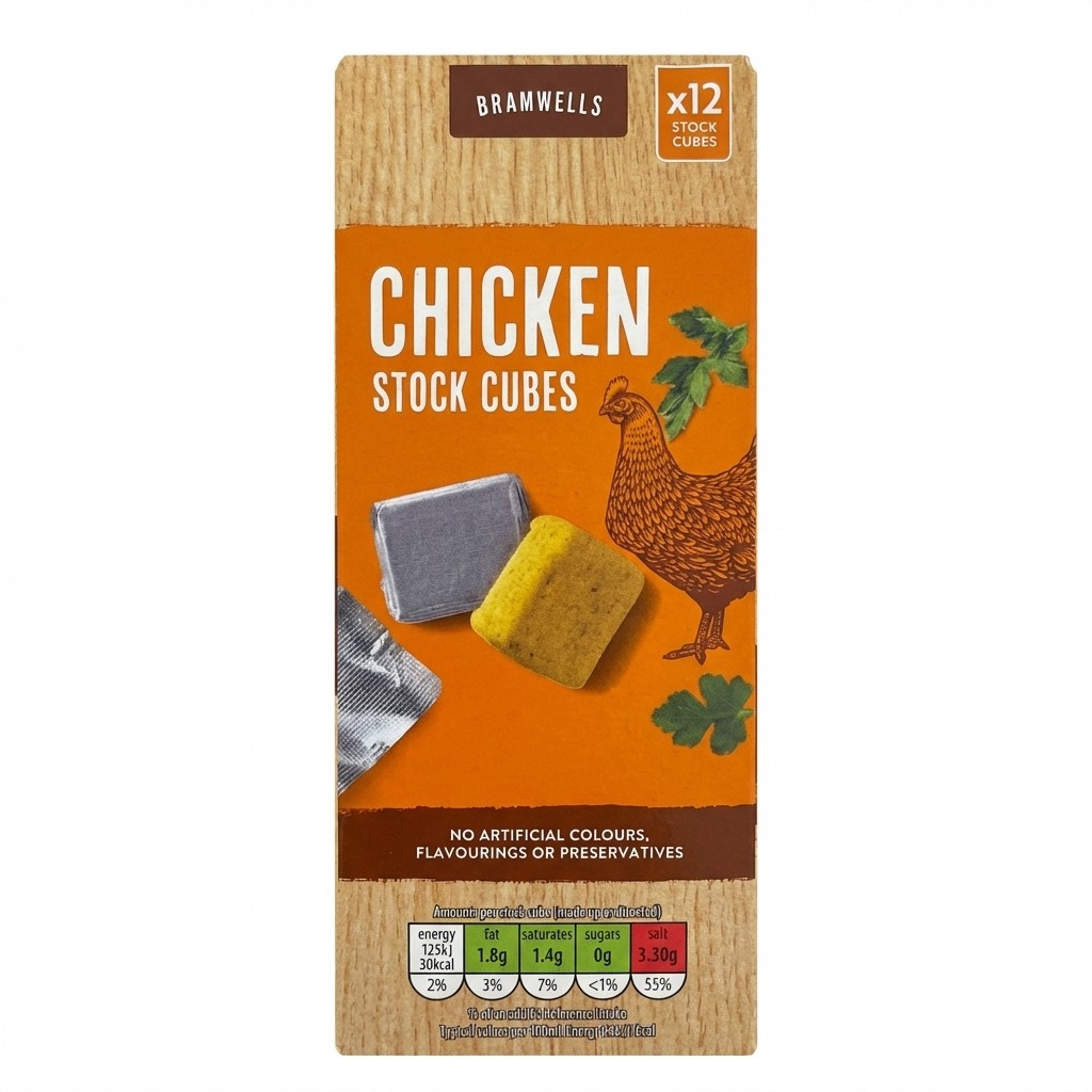 Bramwells Chicken Stock Cubes 120g