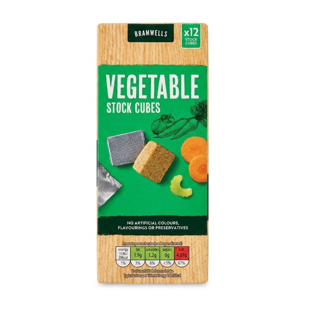 Bramwells Vegetable Stock Cubes 120g