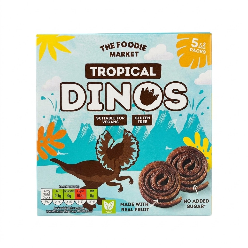 The Foodie Market Tropical Dinos 100g
