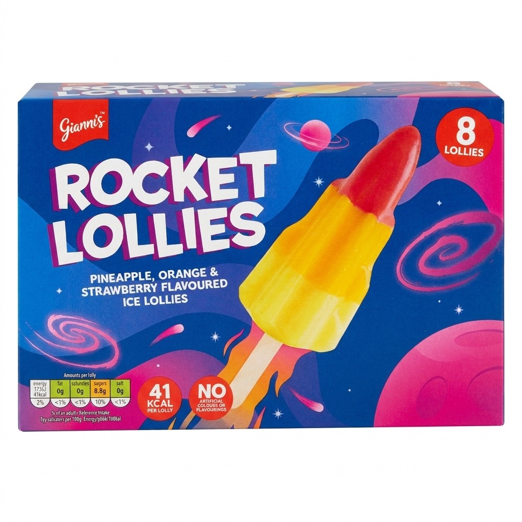 Gianni's Rocket Lollies 464ml