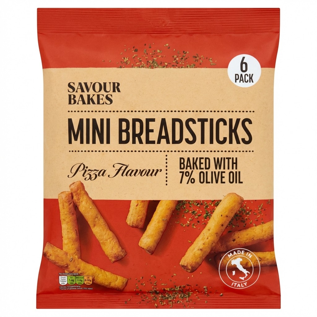 Savour Bakes Mini Breadsticks 120g
