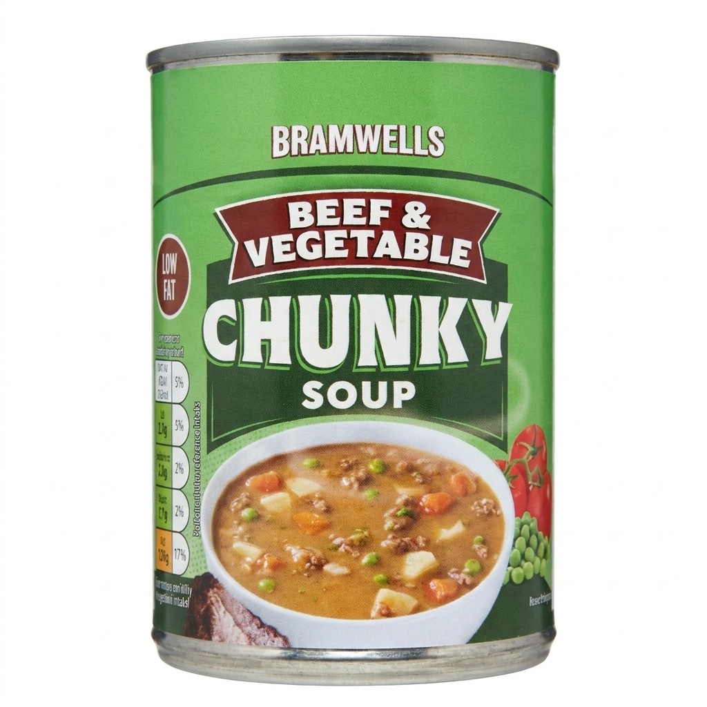 Bramwells Beef & Vegetable Chunky Soup 400g