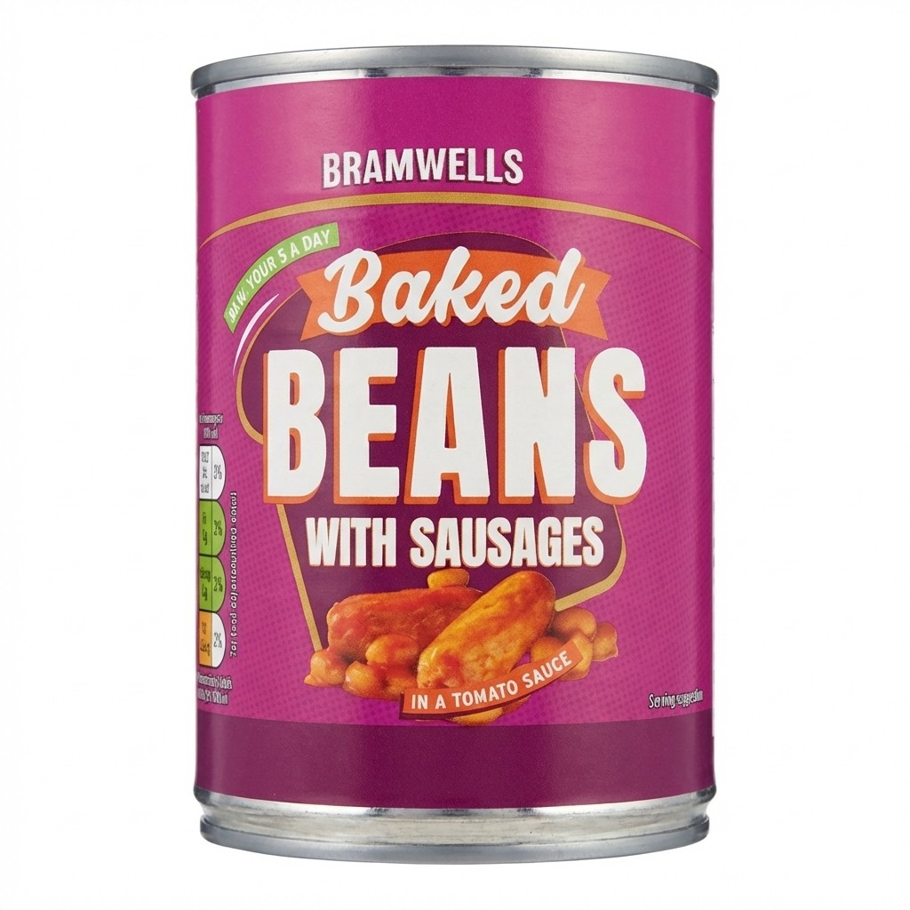 Bramwells Baked Beans with Sausages 400g