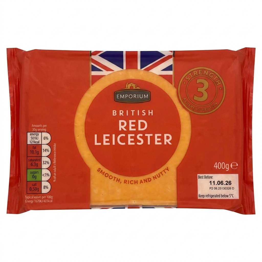Emporium British Red Leicester 400g