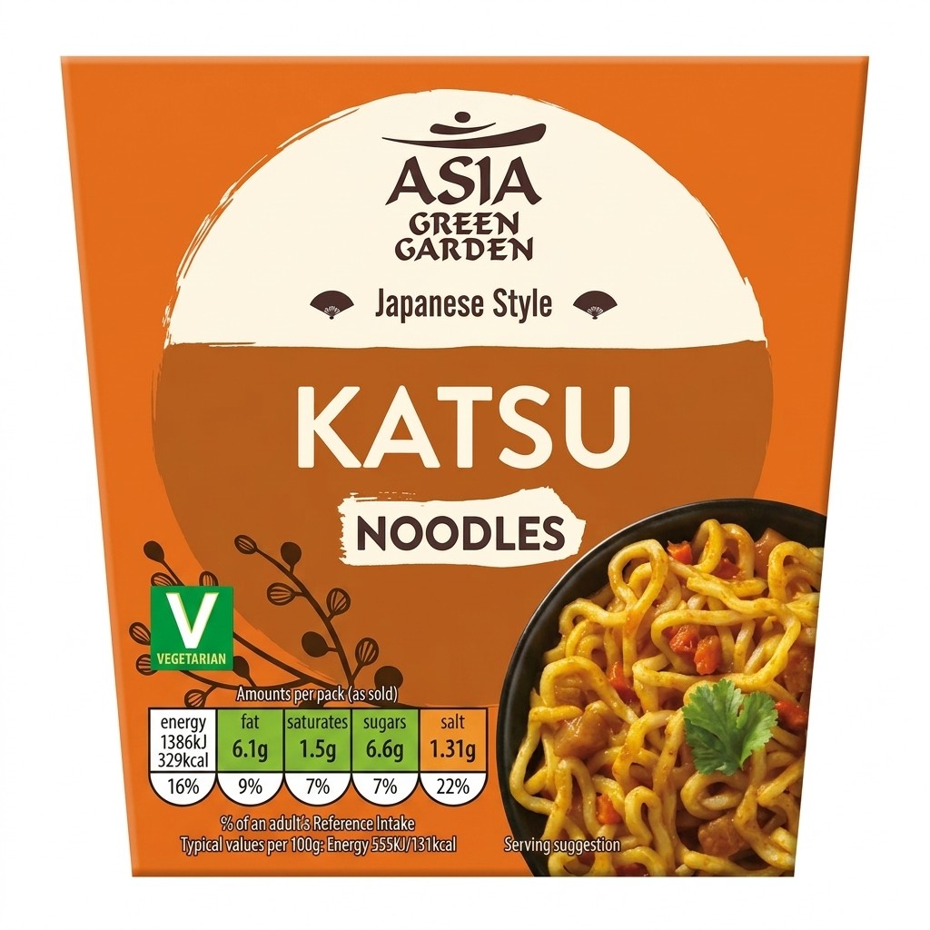 Asia Green Garden Katsu Noodles 250g