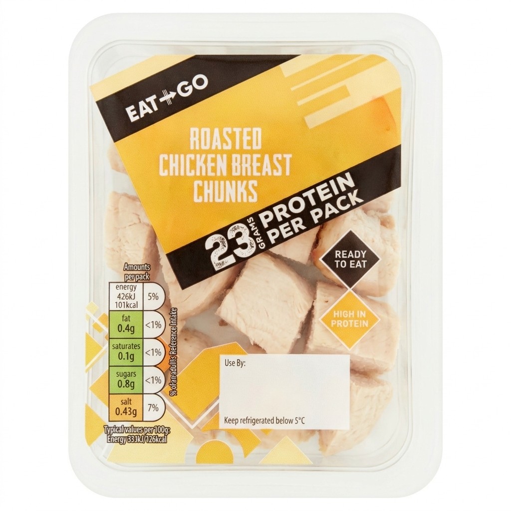 Eat & Go Roasted Chicken Breast Chunks 80g