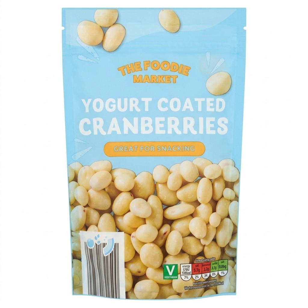 The Foodie Market Yogurt Coated Cranberries 200g