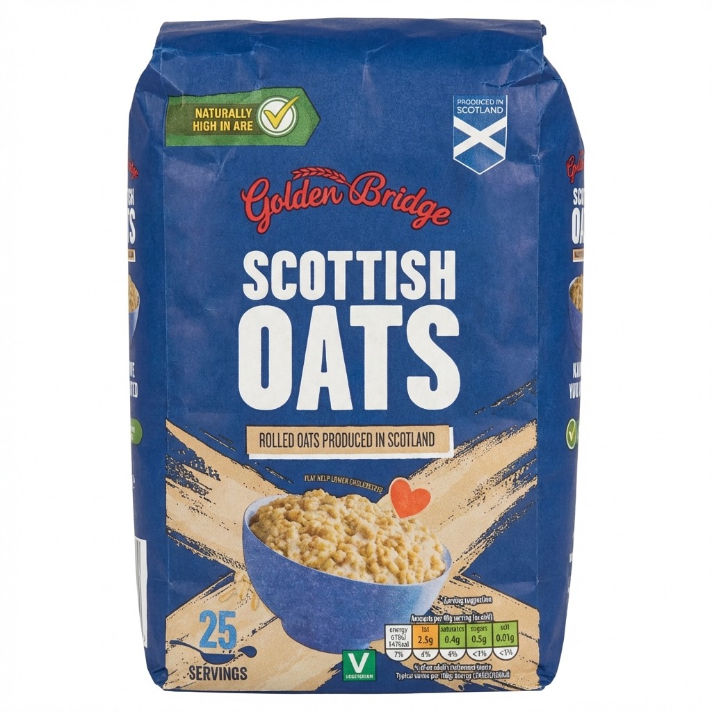 Golden Bridge Scottish Oats 1kg