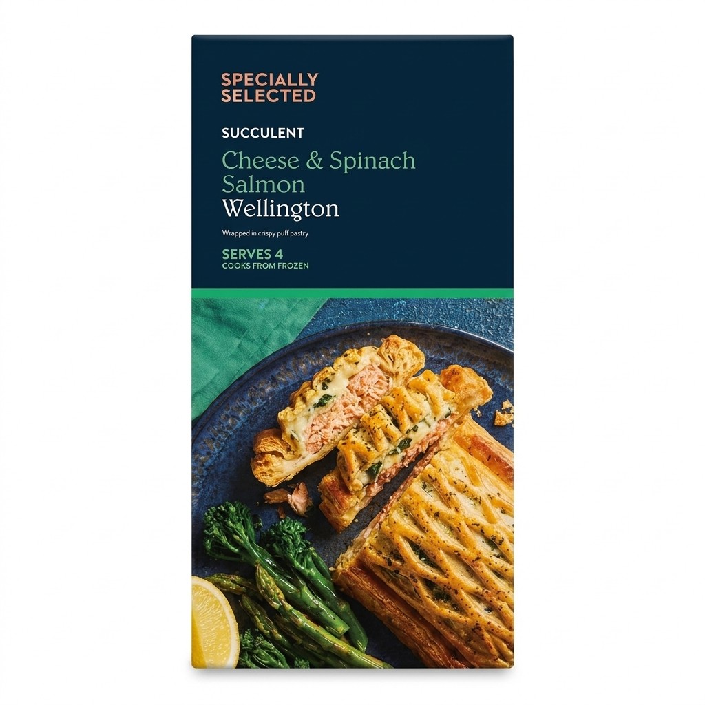 Specially Selected Cheese & Spinach Salmon Wellington 700g