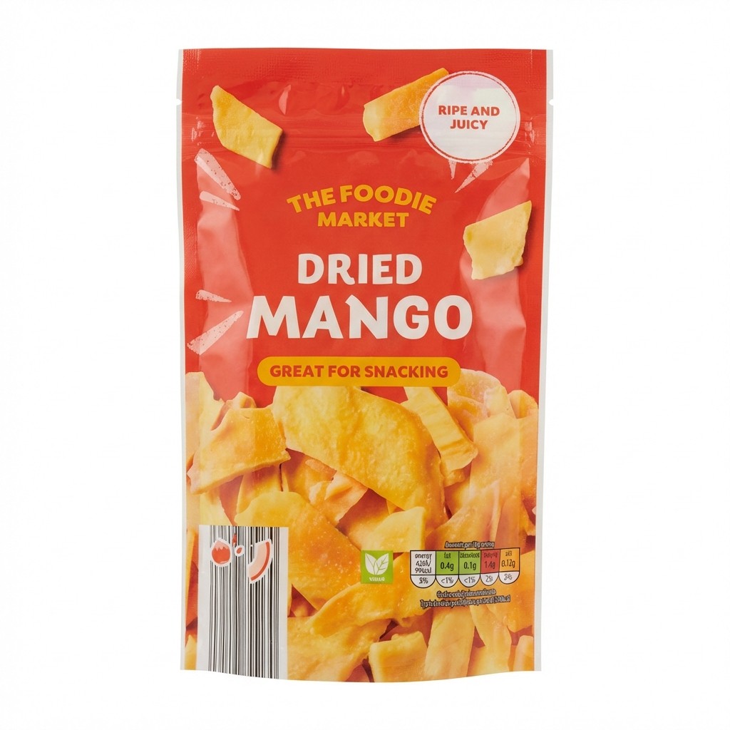 The Foodie Market Dried Mango 125g