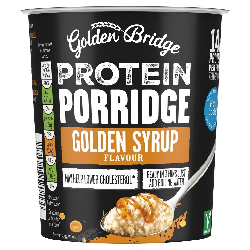 Golden Bridge Protein Porridge Golden Syrup 220g
