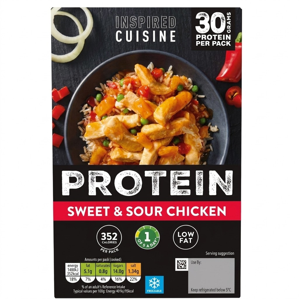 Inspired Cuisine Protein Sweet & Sour Chicken 380g