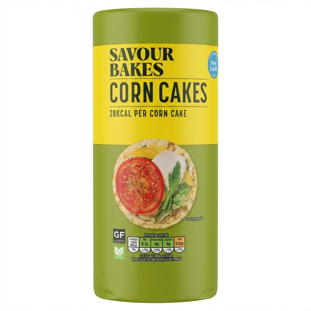 Savour Bakes Corn Cakes 130g