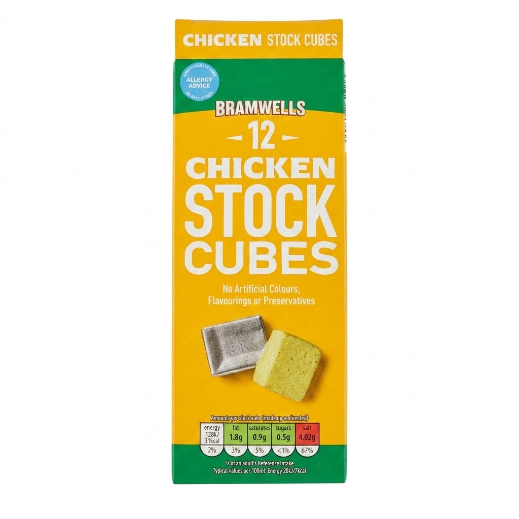 Bramwells Chicken Stock Cubes 120g
