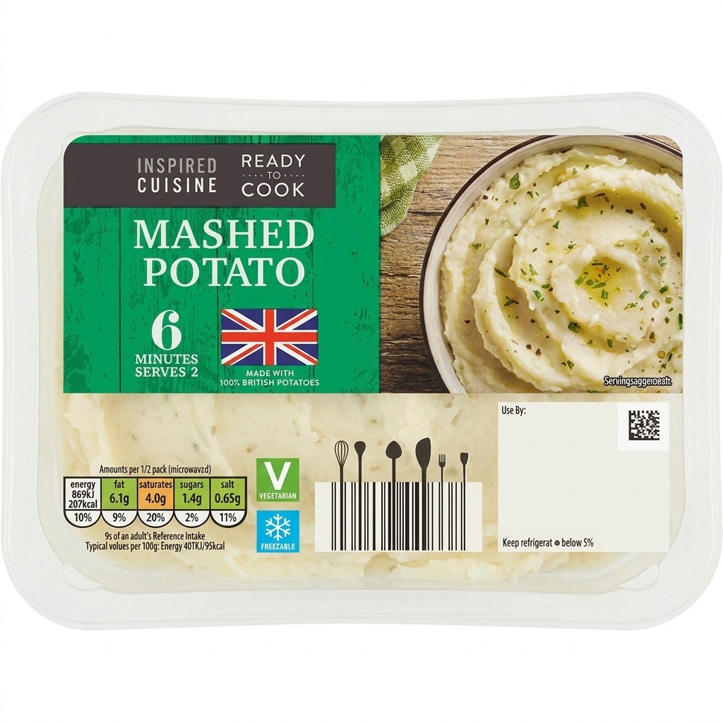 Inspired Cuisine Mashed Potato 450g