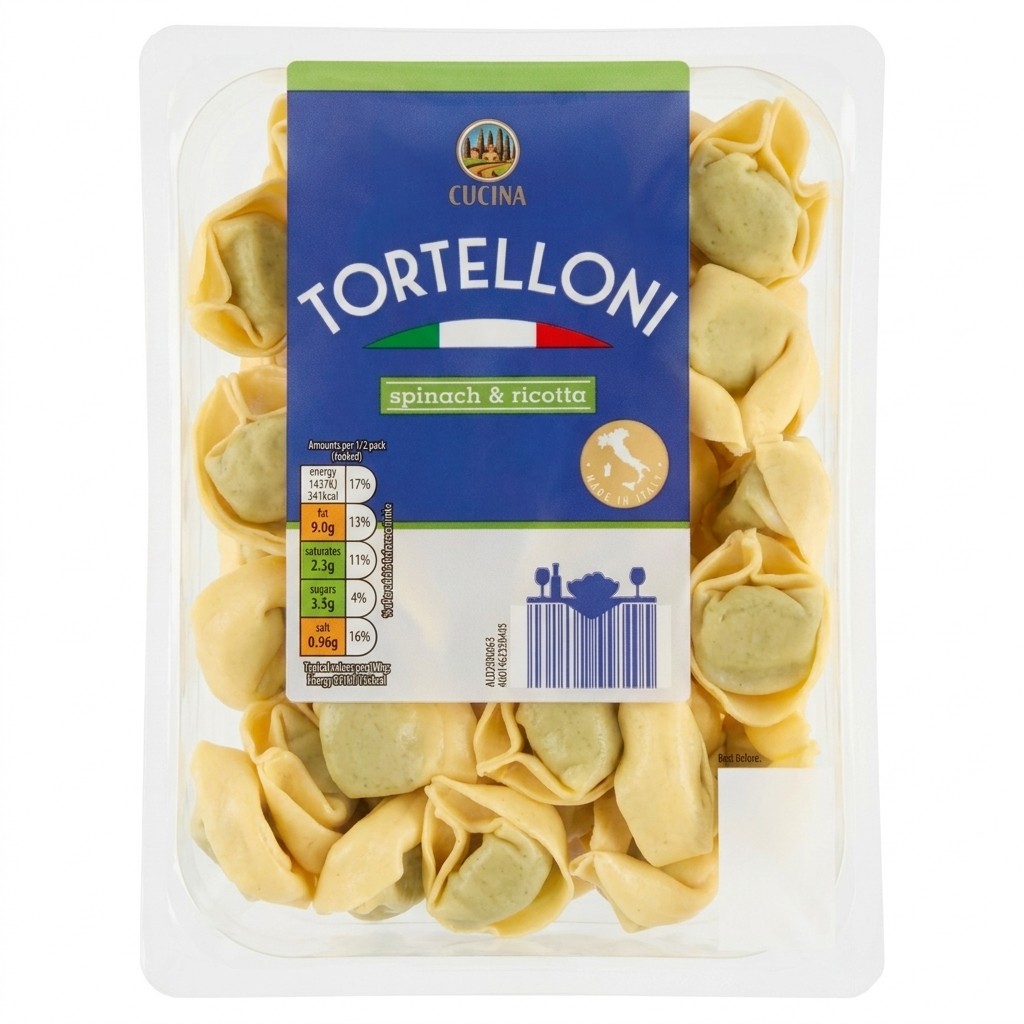 Cucina Tortelloni Spinach & Ricotta 250g