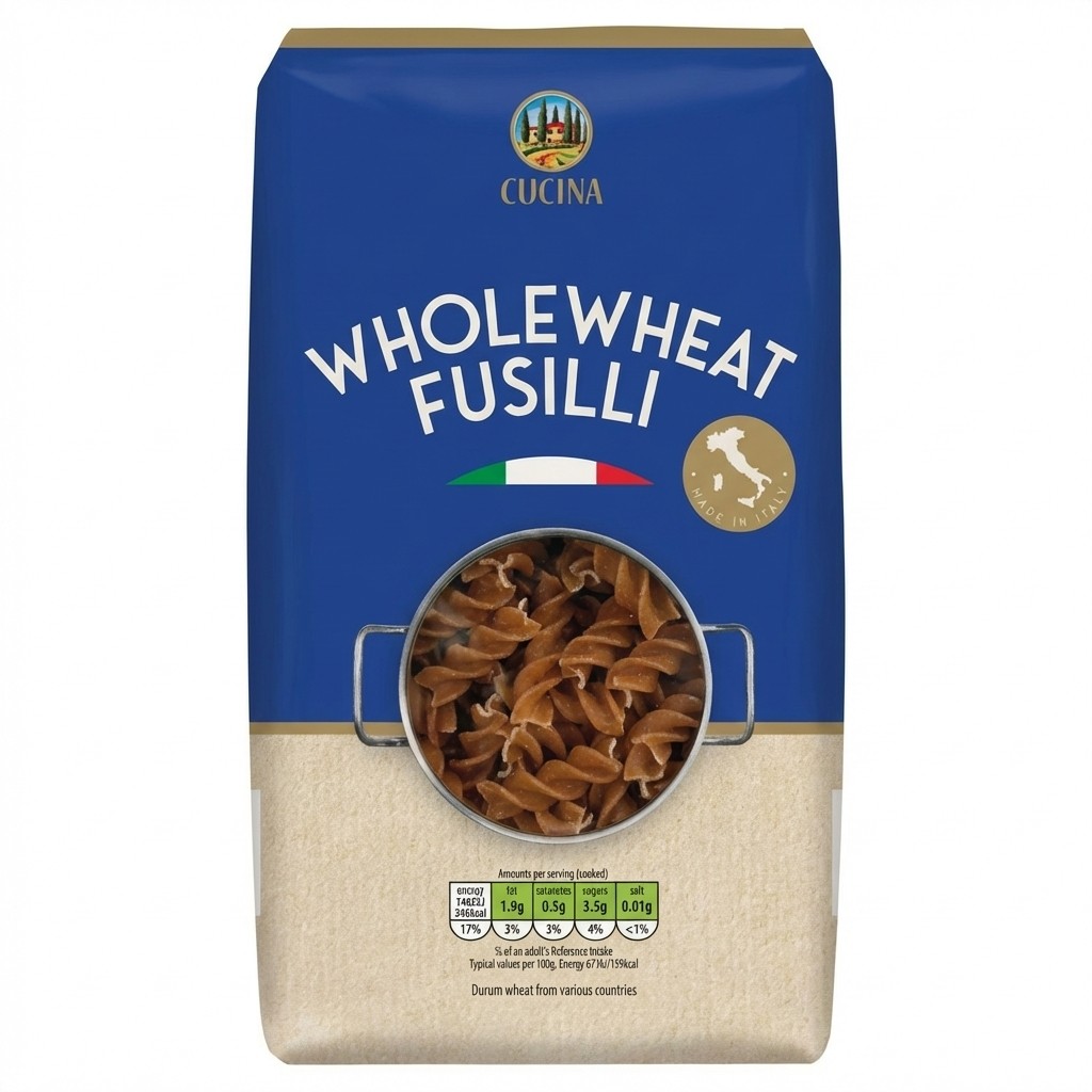 Cucina Wholewheat Fusilli 500g