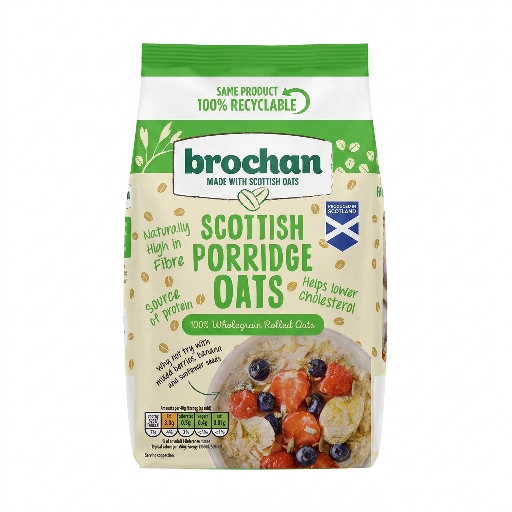 Brochan Scottish Porridge Oats 1kg