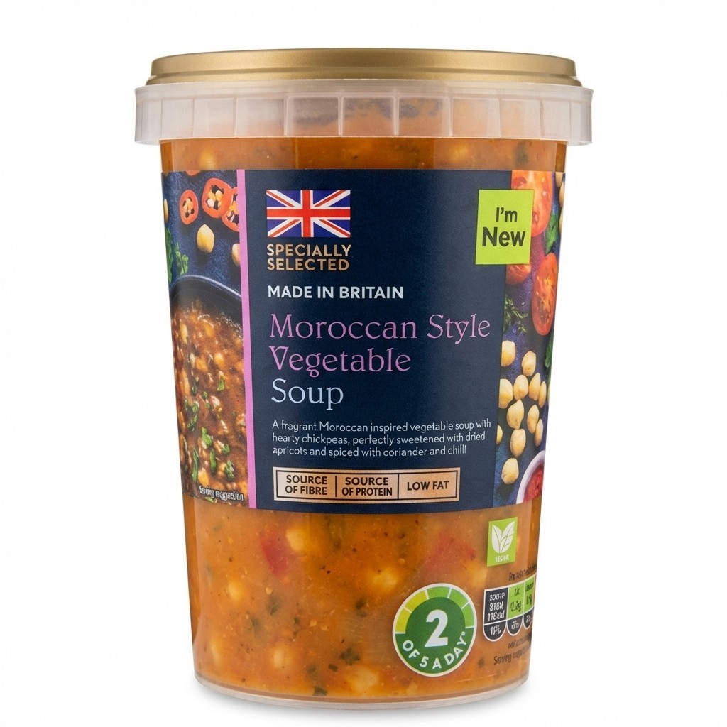Specially Selected Moroccan Style Vegetable Soup 600g