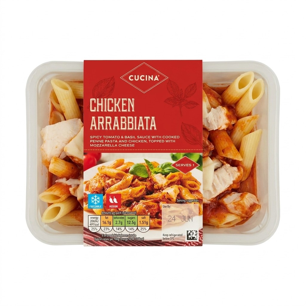 Cucina Chicken Arrabbiata 400g