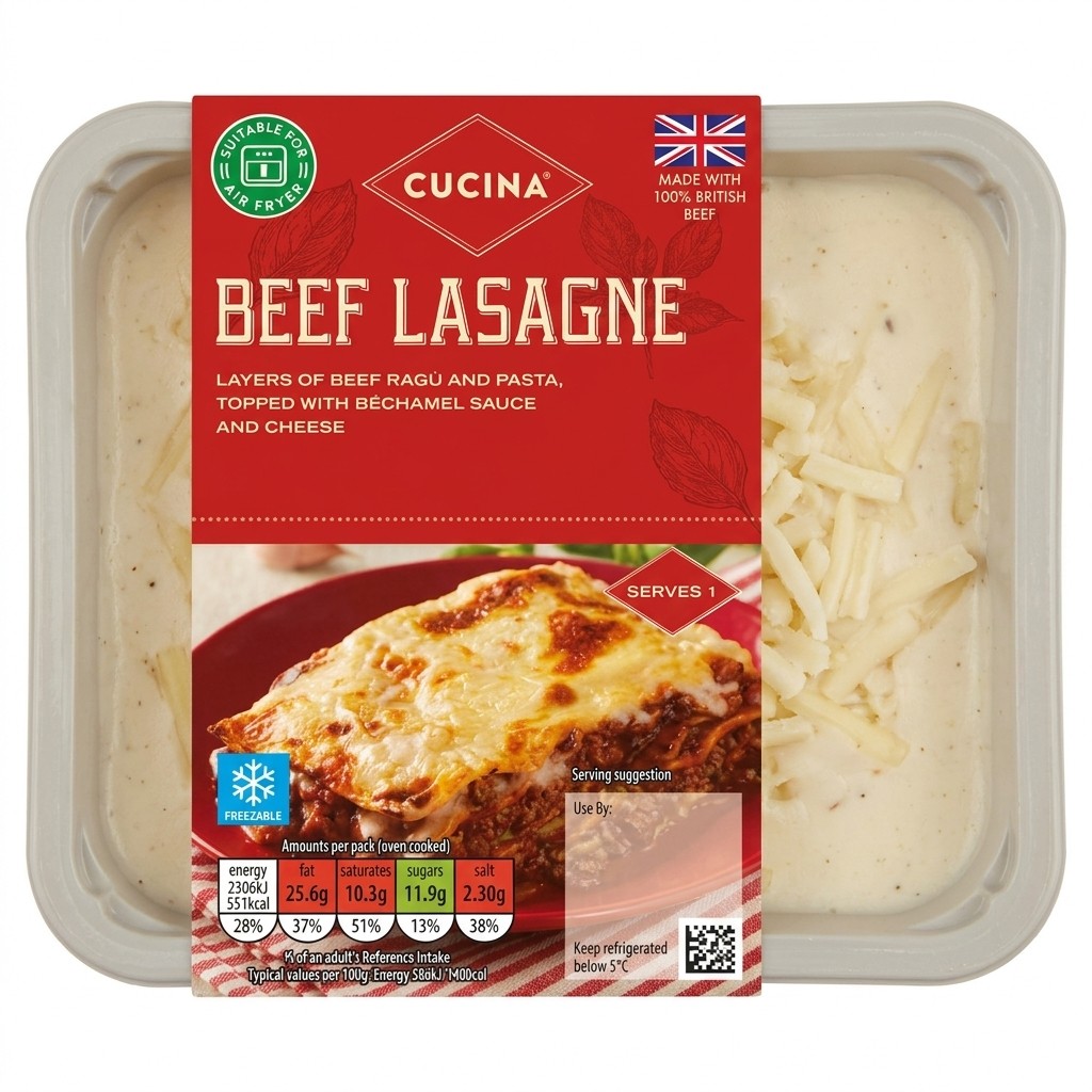 Cucina Beef Lasagne 400g