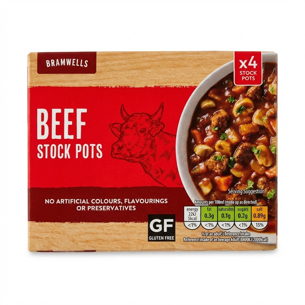 Bramwells Beef Stock Pots 96g