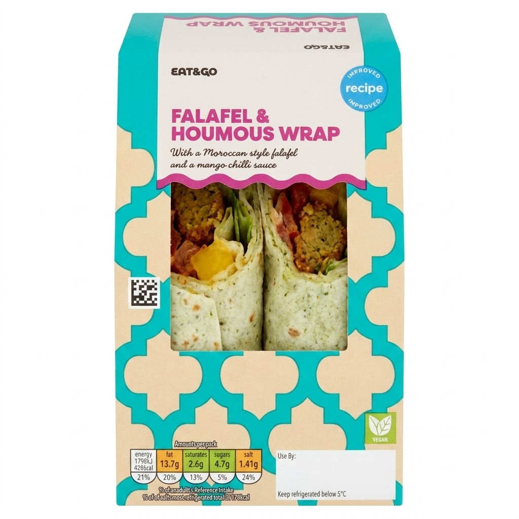Eat&Go Falafel & Houmous Wrap