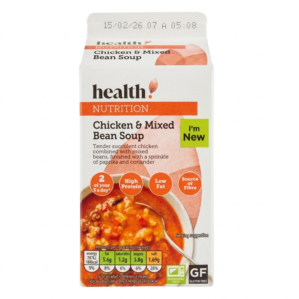 Health Chicken & Mixed Bean Soup 600g