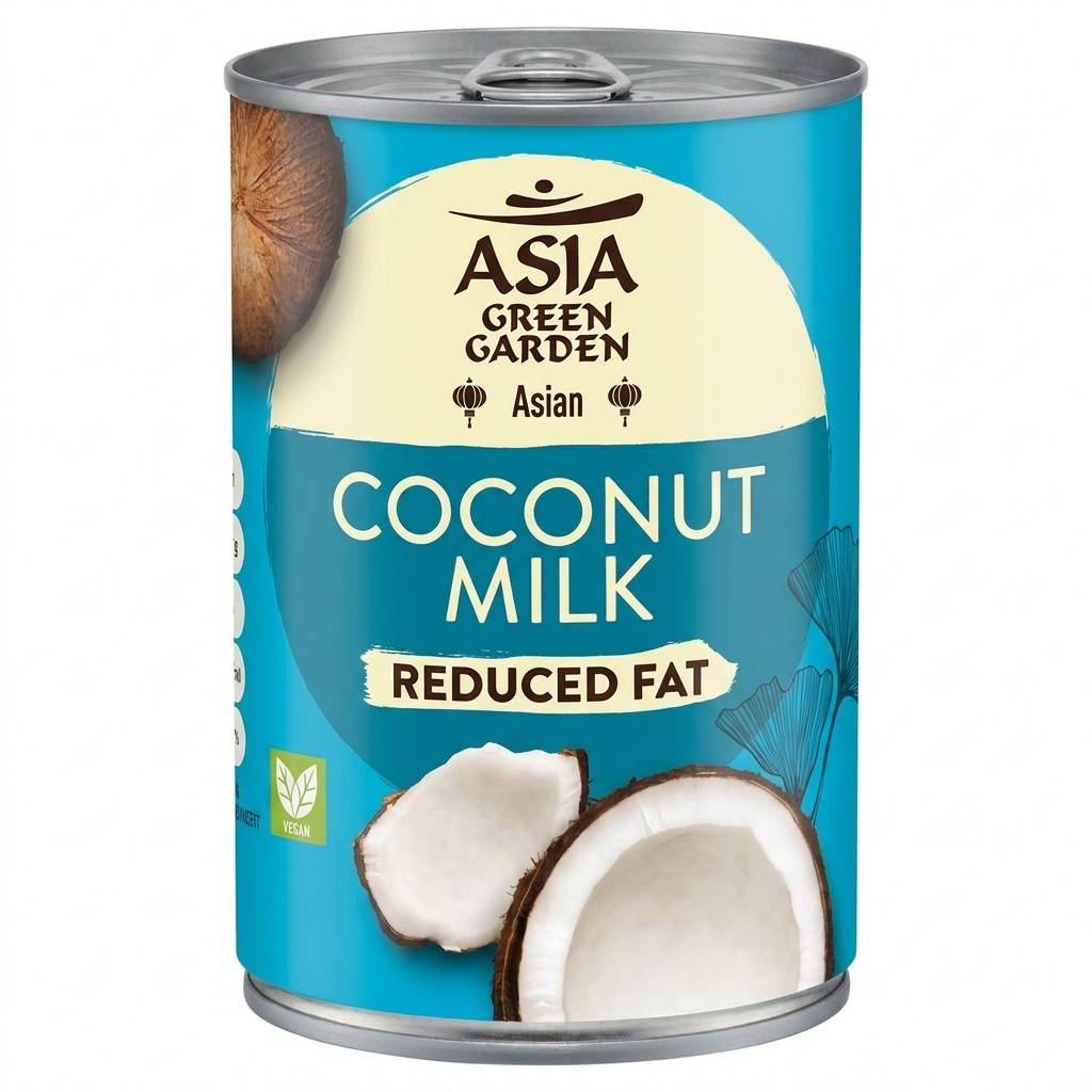 Asia Green Garden Coconut Milk Reduced Fat 400ml