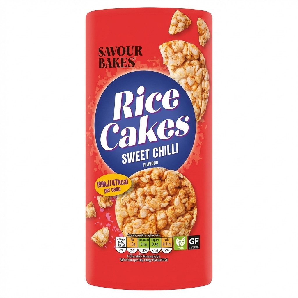 Savour Bakes Rice Cakes Sweet Chilli 130g