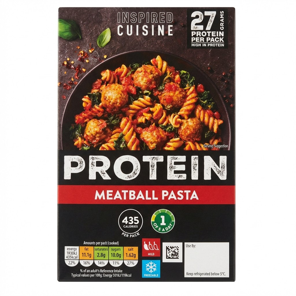 Inspired Cuisine Protein Meatball Pasta 380g